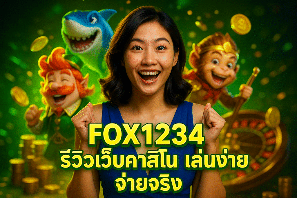 FOX1234 รีวิวเว็บคาสิโน เล่นง่ายจ่ายจริง