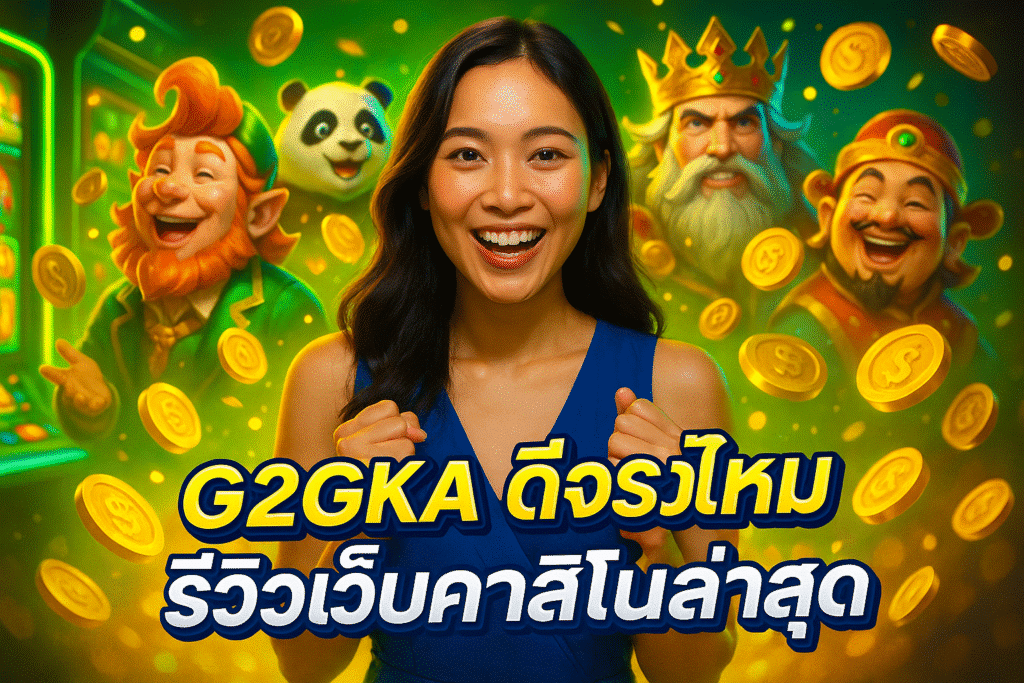 G2GKA ดีจริงไหม รีวิวเว็บคาสิโนล่าสุด