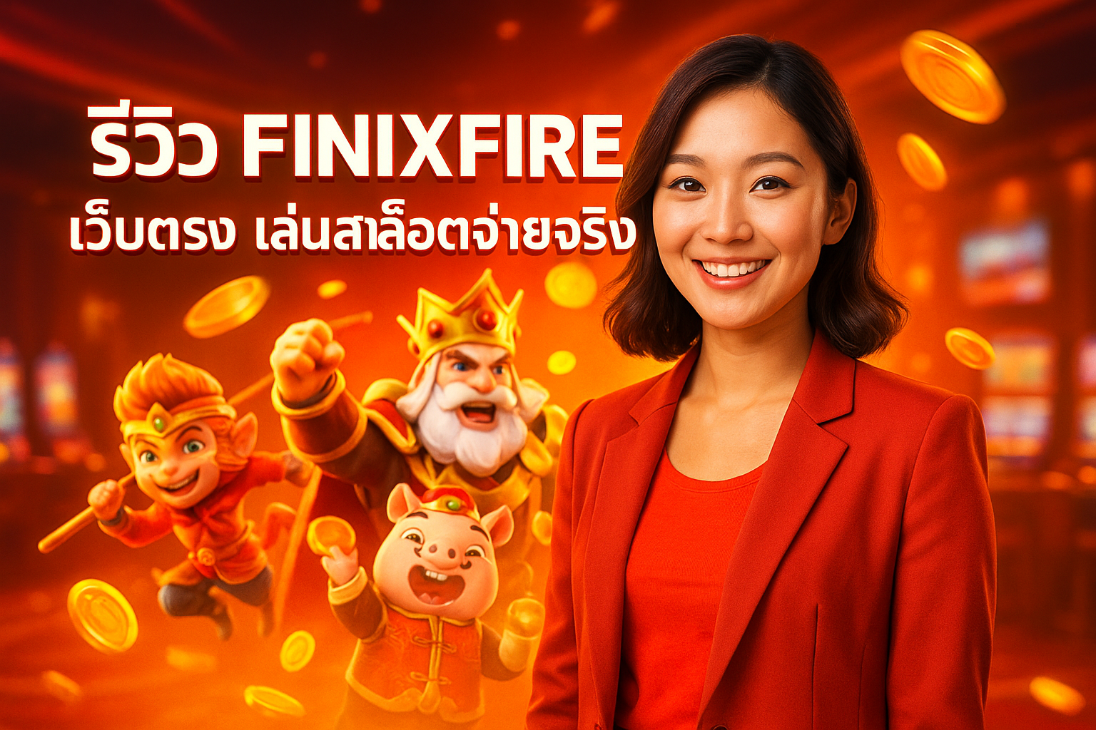 รีวิว FINIXFIRE เว็บตรง เล่นสล็อตจ่ายจริง