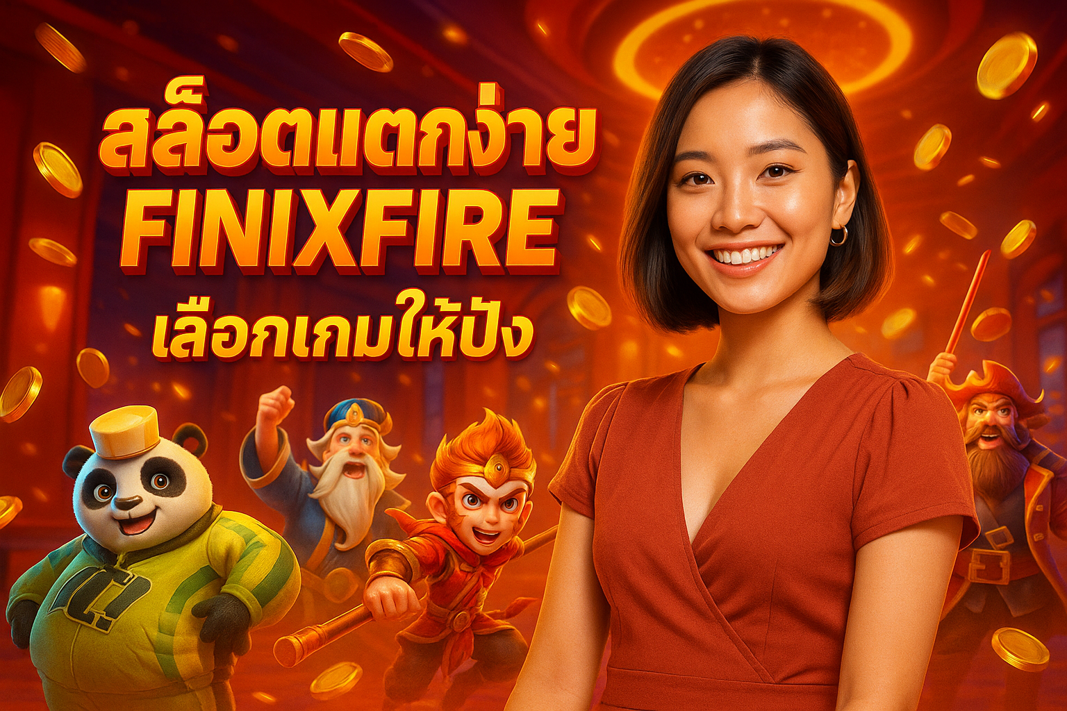 สล็อตแตกง่าย FINIXFIRE เลือกเกมให้ปัง
