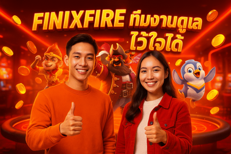 FINIXFIRE ทีมงานดูแล 24 ชม. ไว้ใจได้