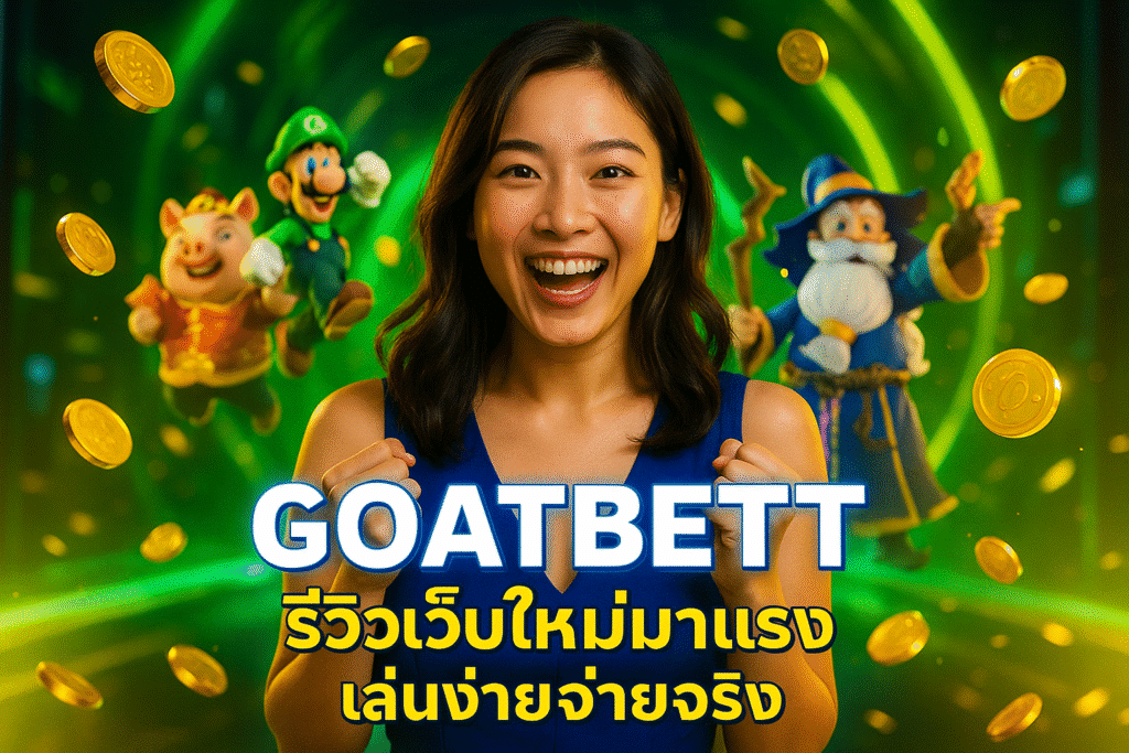 GOATBETT รีวิวเว็บใหม่มาแรง เล่นง่ายจ่ายจริง